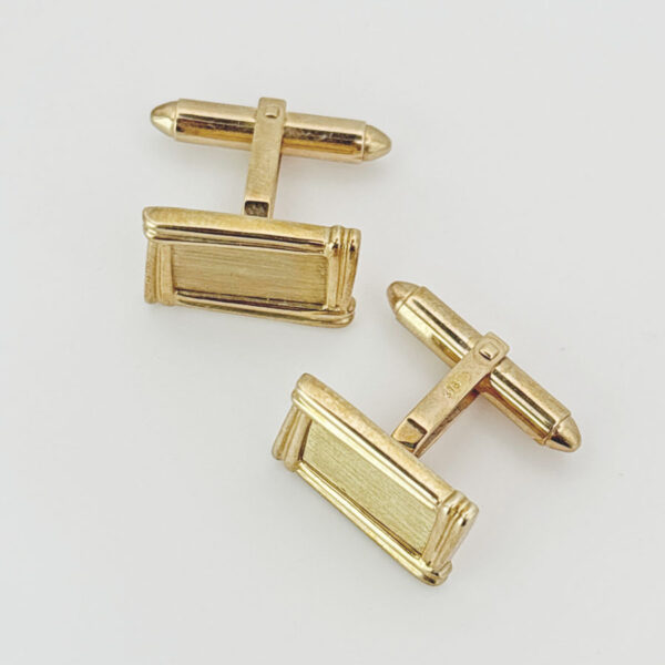 9ct Gold Art Deco Style Cufflinks
