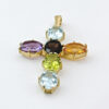 9ct-Gold-Multi-Gemstones-Crucifix-Pendant-2 9ct Gold Multi Gemstones Crucifix Pendant