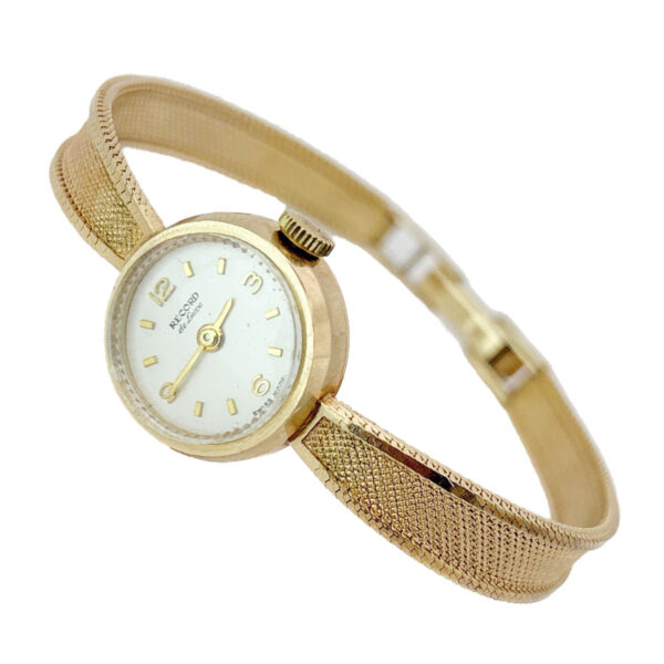 9ct Gold Record De Luxe Swiss Made Ladies Watch