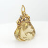 9ct Rose Gold Victorian Swivel Citrine Fob Seal