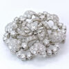 Antique Starburst Diamond and Platinum Brooch C1930