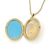 9ct  Gold Edwardian Locket And Chain