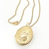 9ct  Gold Edwardian Locket And Chain
