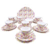 Royal Albert Crown China Floral Chintz 21 Piece Set C1925