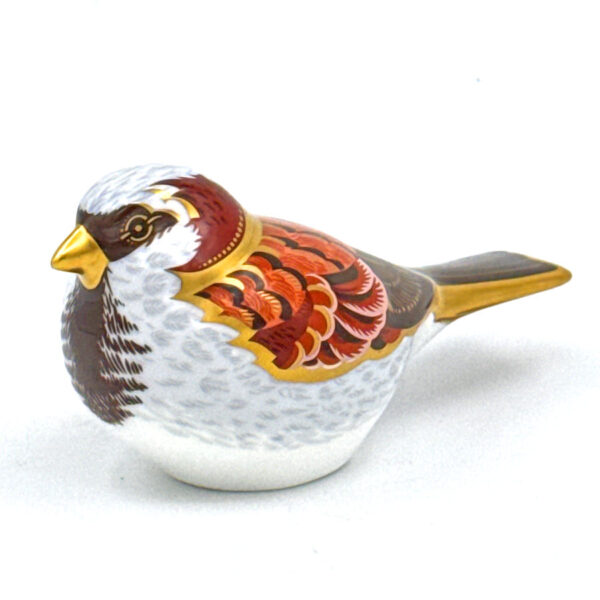 Royal Crown Derby House Sparrow Paperweight 2006