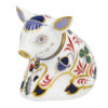 Royal Crown Derby Sitting Piglet Paperweight 2003