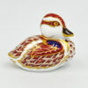 Royal Crown Derby Swimming Duckling Paperweight