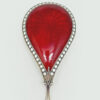 Russian Silver Saint Petersburg Enamel Spoon C1890