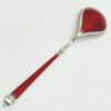 Russian Silver Saint Petersburg Enamel Spoon C1890