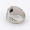 Scottish-Masonic-14ct-White-Gold-Dress-Ring-With-Sapphire-Level-32-4 14ct White Gold Masonic Level 32 Ring with Sapphire