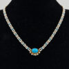 Victorian Seed Pearl and Turquoise Necklace C1880