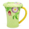 Carlton Ware Flowers and Basket  Covered Chocolate Cup