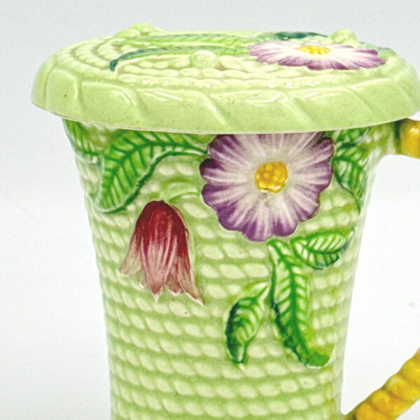 Carlton Ware Flowers and Basket  Covered Chocolate Cup
