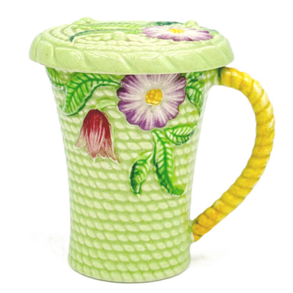 Carlton Ware Flowers and Basket  Covered Chocolate Cup