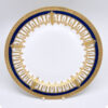 Haviland-And-Co-Limoges-Cobalt-Blue-Raised-Gilt-Border-Plate-1 Haviland And Co Limoges Cobalt Blue Raised Gilt Border Plate C1889