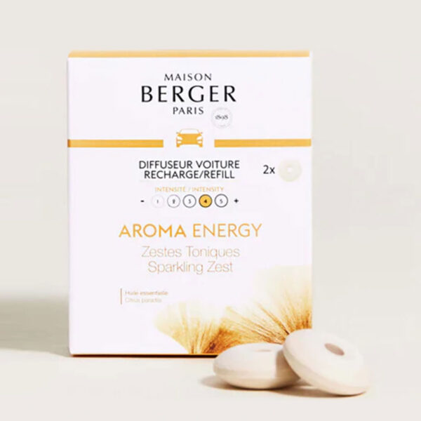 Lampe-Berger-Aroma-Energy-Sparkling-Zest-Vent-Clip-Car-Diffuser-Set-3 Lampe Berger Aroma Energy Sparkling Zest Vent Clip Car Diffuser Set