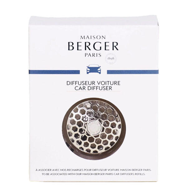 Lampe Berger Honey Comb Chrome Vent Clip Car Fragrance Diffuser