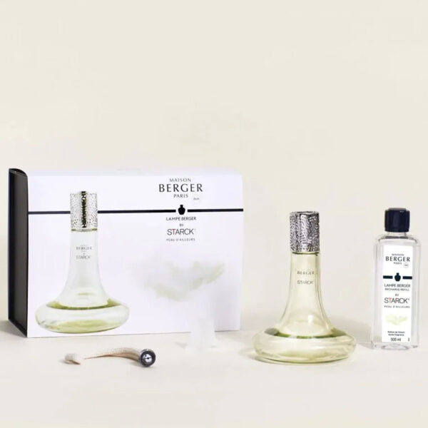 Lampe Berger Starck Green with Peau D’Ailleurs Gift Set  4739