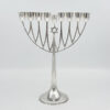 Silver Hazorfim Hanukkah Menorah Candelabrum 800 Standard