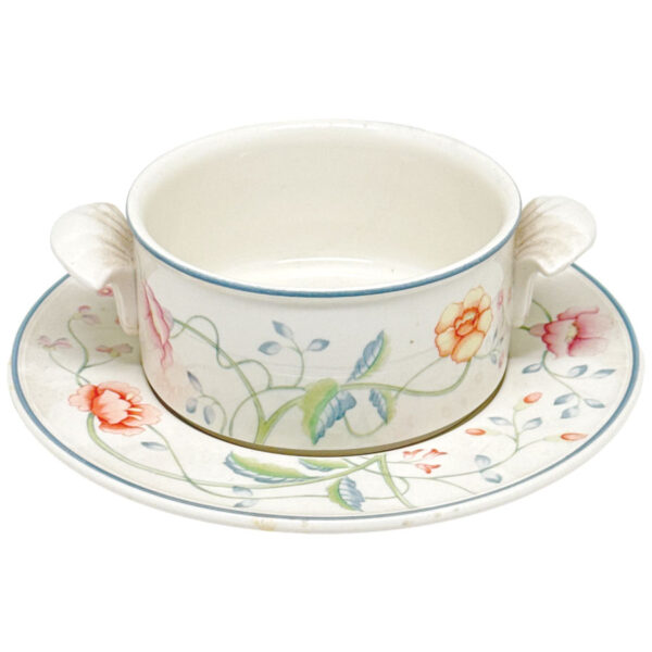 Villeroy and Boch Albertina  Soup Coupe and Saucer