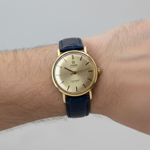 Vintage Omega Seamaster DeVille Automatic 14k Gold