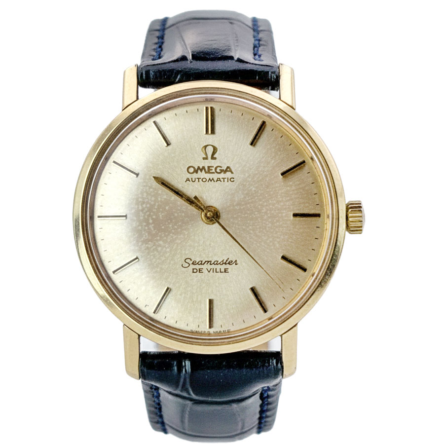 Vintage Omega Seamaster DeVille Automatic 14k Gold - Clyde on 4th
