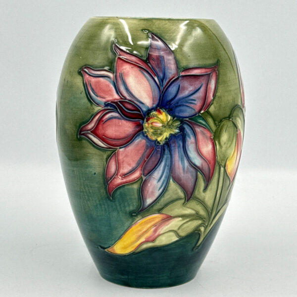Walter Moorcroft Dahlia Gourd Shape Vase C1960