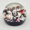 1980 Selkirk Glass Scotland Floral Paperweight