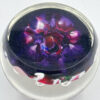 1980 Selkirk Glass Scotland Floral Paperweight