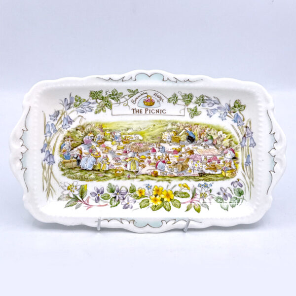Brambly Hedge Sandwich Plate The Picnic By Royal Doulton