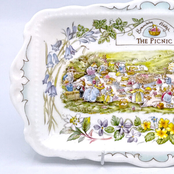 Brambly Hedge Sandwich Plate The Picnic By Royal Doulton