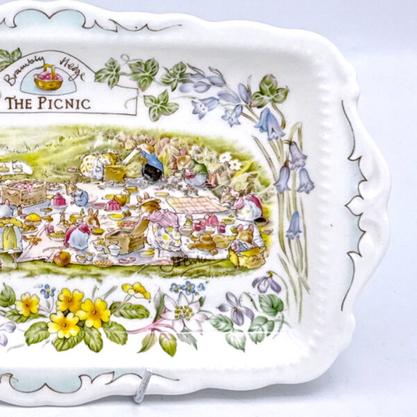 Brambly Hedge Sandwich Plate The Picnic By Royal Doulton