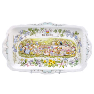 Brambly Hedge Sandwich Plate The Picnic By Royal Doulton