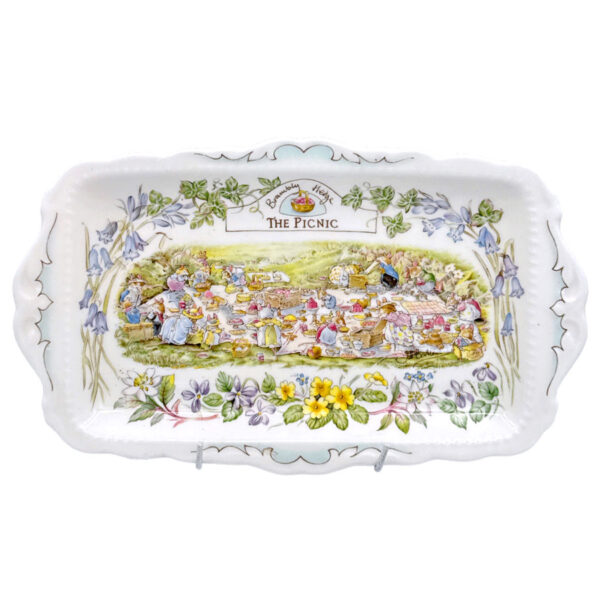 Brambly Hedge Sandwich Plate The Picnic By Royal Doulton