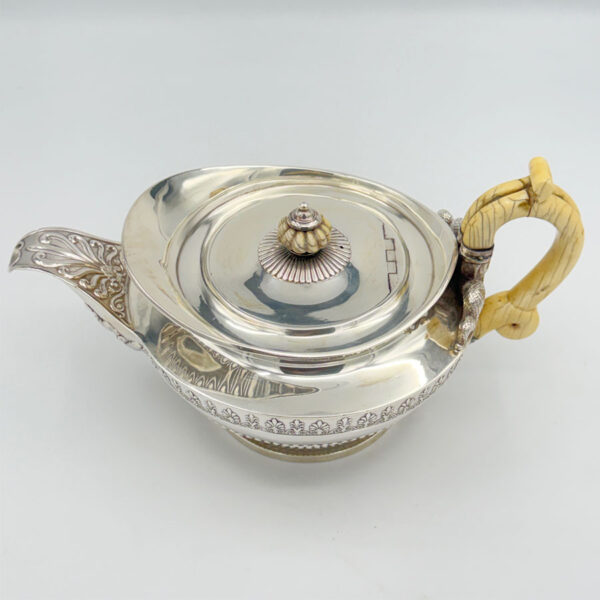 George III Paul Storr Hallmarked Silver Tea Pot London 1814