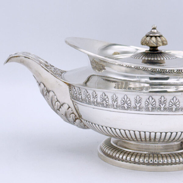 George III Paul Storr Hallmarked Silver Tea Pot London 1814