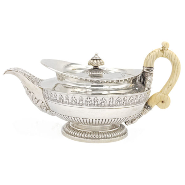 George III Paul Storr Hallmarked Silver Tea Pot London 1814