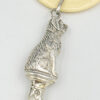 Hallmarked Silver Dog Babies  Rattle