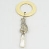 Hallmarked Silver Dog Babies  Rattle