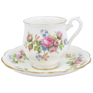 Royal Albert Hampton Demitasse Duo Moss Rose