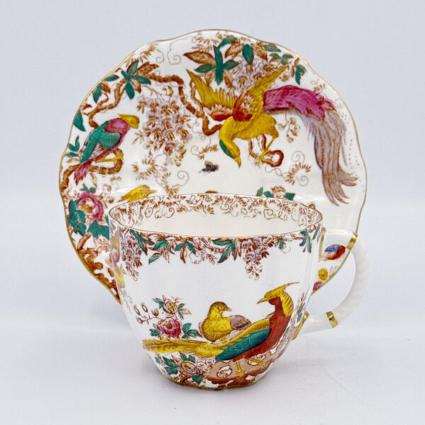 Royal Crown Derby Olde Avesbury Breakfast Tea Duo 1939