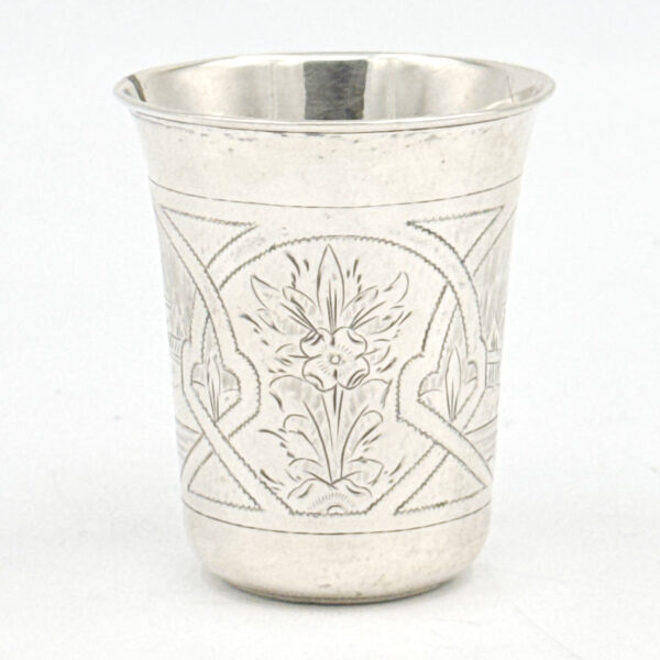 Russian-Silver-Kiddish-Beaker-1878-1 Russian Silver Kiddish Beaker 1878