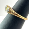 18ct-Gold-Diamond-and-Light-Brown-Corundum-Ring-4 18ct Gold Diamond and Light Brown Corundum Ring