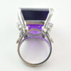 18ct-Platinum-Art-Nouveau-Amethyst-And-Diamond-Cocktail-Ring-3 18ct Platinum Art Nouveau Amethyst And Diamond Cocktail Ring