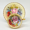 Aynsley-Cabbage-Rose-J-A-Bailey-Cabinet-Tea-Duo-2 Aynsley Cabbage Rose J A Bailey Cabinet Tea Duo