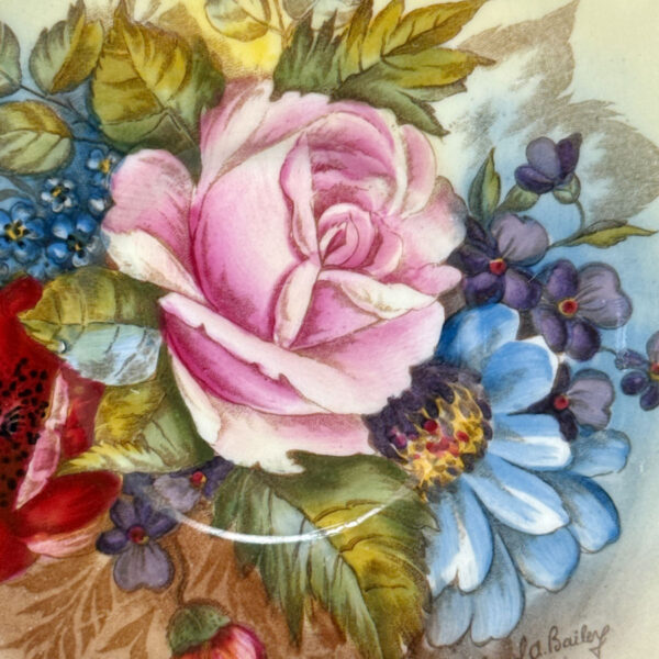 Aynsley-Cabbage-Rose-J-A-Bailey-Cabinet-Tea-Duo-3 Aynsley Cabbage Rose J A Bailey Cabinet Tea Duo