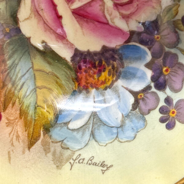 Aynsley-Cabbage-Rose-J-A-Bailey-Cabinet-Tea-Duo-4 Aynsley Cabbage Rose J A Bailey Cabinet Tea Duo