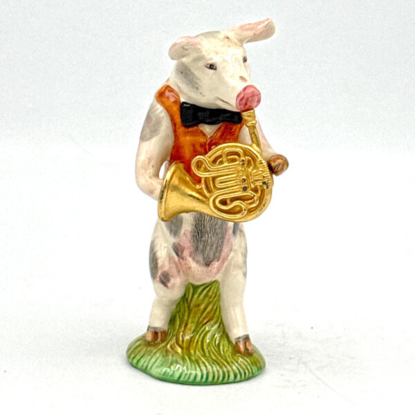 Beswick Pig Promenade Band Richard French Horn Player  PP8