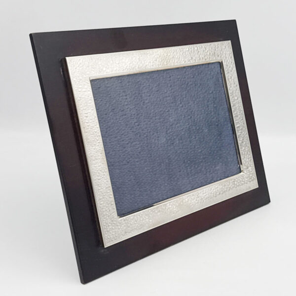 Carrs Silver And Wood Base Picture Frame Sheffield 2006