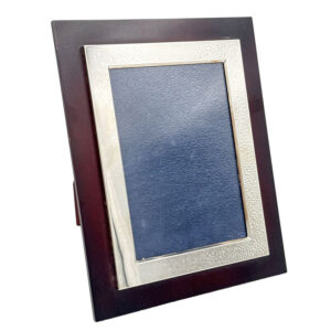 Carrs Silver And Wood Base Picture Frame Sheffield 2006